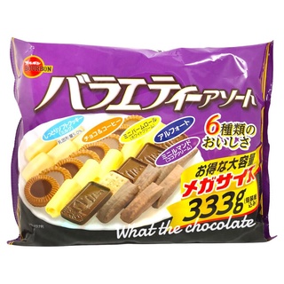 BOURBON variety mix รวมขนมยอดฮิตห่อยักษ์ 333g.