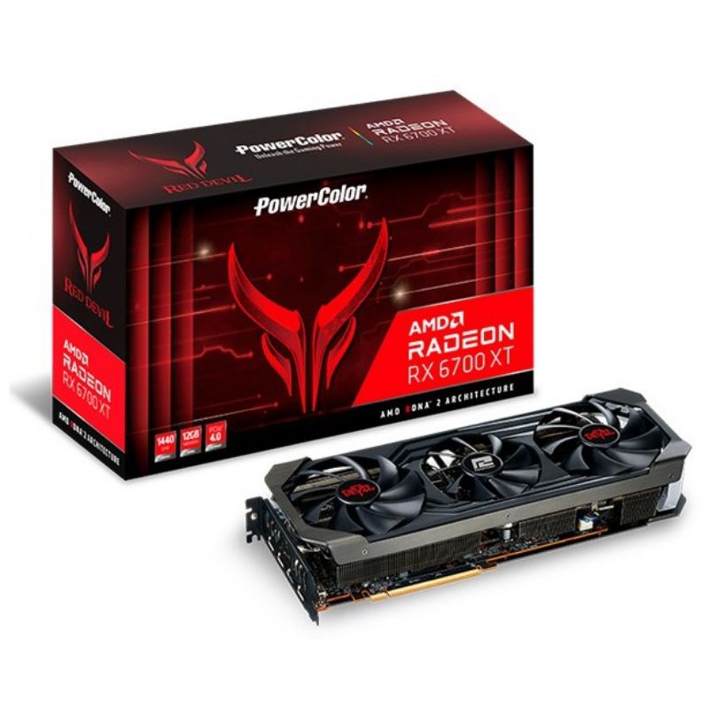 POWER COLOR RED DEVIL AMD RADEON RX 6700XT 12GB