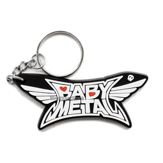 Babymetal พวงกุญแจ ยาง ปั้มนูน เบบี้เมทัล ร็อค พังค์ เมทัล พร้อมส่ง BML286