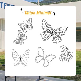 [พร้อมส่ง‼️]Tattoo Minimal butterfly🦋