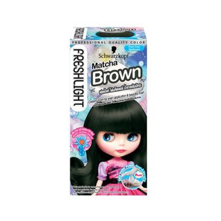 Schwarzkopf Freshlight Foam Color MATCHA BROWN โฟมเปลี่ยนสีผม สีน้ำตาลเข้มมัทฉะ 1 กล่อง