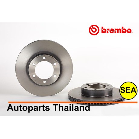 จานเบรกหน้า Brembo รุ่น Uv สำหรับ Toyota All New Fortuner TRD ปี 15-, Land Cruiser (J120) 2.7 3.0D4D