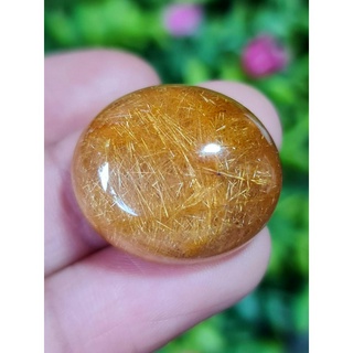 ไหมทอง ควอตซ์ Golden Rutilated Quartz 48.62 กะรัต Cts.