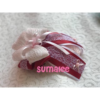 เน็ตติดผม Sumalee งาน Handmade สีแดง