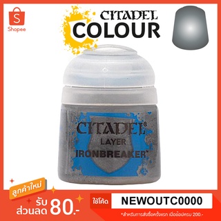 [Layer] Ironbreaker - Citadel Colour สีอะคริลิคสูตรน้ำ สี Metallic เมทัลลิก ไร้กลิ่น ไร้สารพิษ