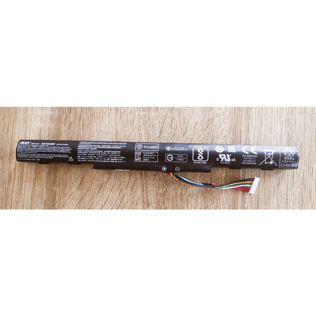 ✨ แบตเตอรี่แท้ แบตเตอรี่โน็ตบุค For Acer Model AS16A5K AS16A7K AS16A8K For Acer Aspire E15 E5 Series E5-553G E5-575G