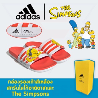 [adidas x The Simpsons] รองเท้าแตะผู้หญิง พื้นนิ่มมาก adidas Adilette Comfort The Simpsons ลาย Lisa Simpson