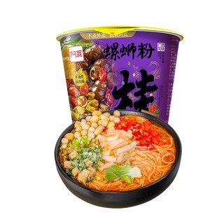 ก๋วยเตี๋ยวหอย แบบกระป๋อง 阿宽螺蛳粉 ขนาด 65 กรัม ราคา 99 บาท