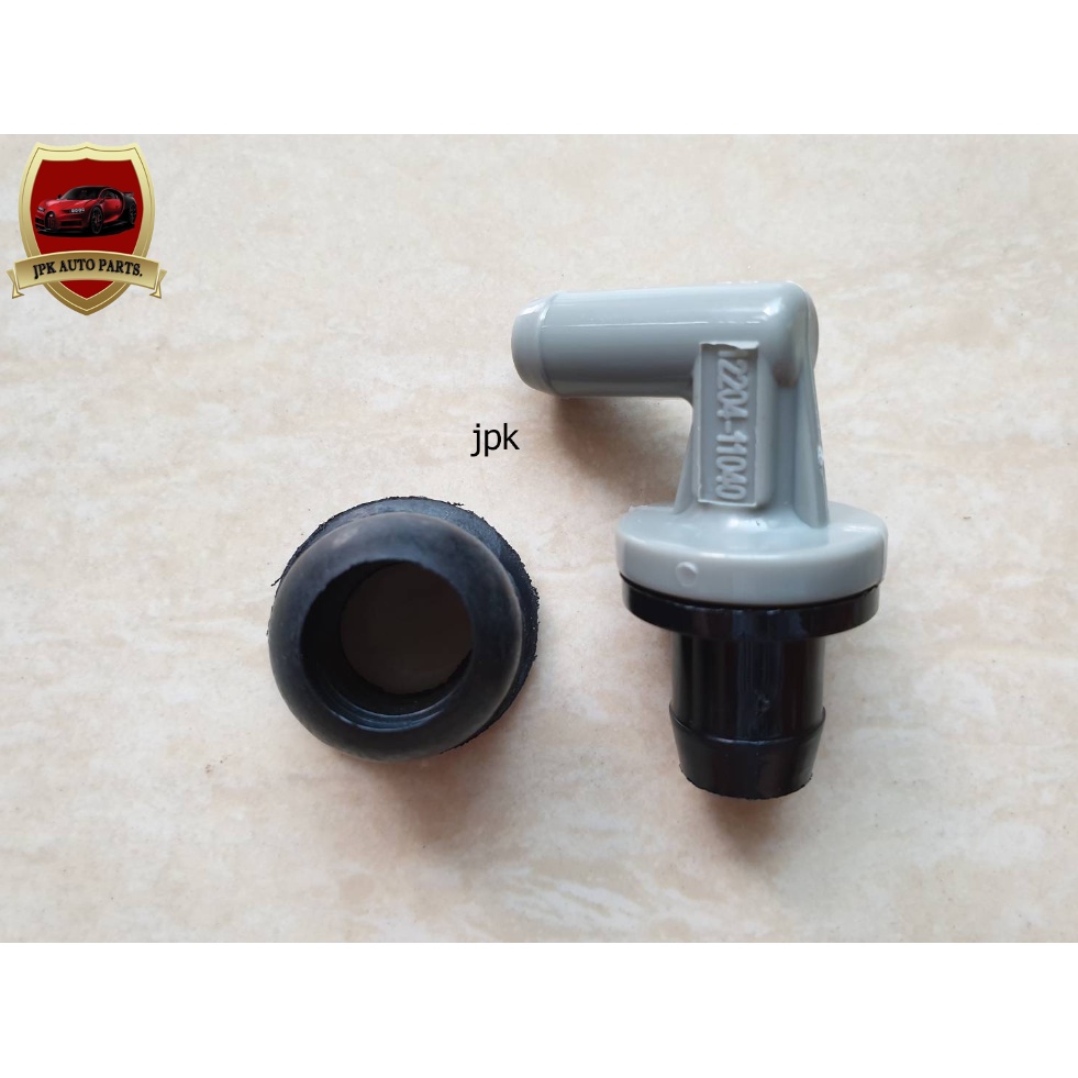 วาล์วหายใจ+ยางรอง TOYOTA AE100,4AFE 2j ge ตัวงงอ ไต้หวัน ราคาตัวละ 65 บาท