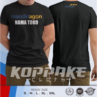 เสื้อยืด พิมพ์ลาย Mandiri Agent Request Agent Request Shop Name DB สําหรับผู้ชาย