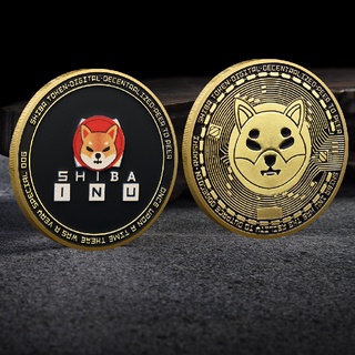 ฟรี ขาตั้ง เหรียญคริปโต SHIB COIN Shiba inu Premium grade เหรียญบิตคอยน์ หมาชิบะ Doge Killer Token