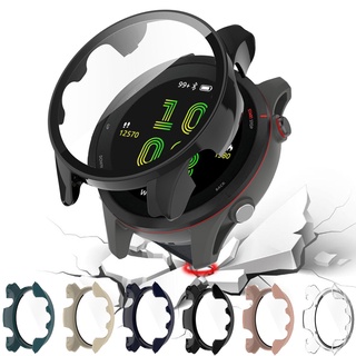 เคส PC + กระจกนิรภัย สําหรับ Garmin Forerunner 255 255M 255S Smartwatch ป้องกันหน้าจอ เคสแข็ง เคสกันกระแทก