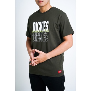 Dickies เสื้อยืด DK007335 JERSEY GRAPHIC LOGO PRINT SS TEE TACTICAL GREEN