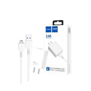 K2 Smart Charging Kit-Android White 2.4A