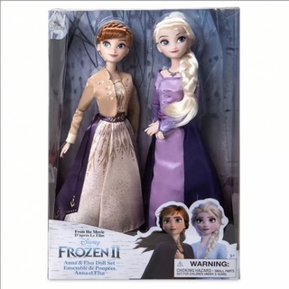 disney​ frozen​ 2 doll anna elsa ตุ๊กตา​ เจ้าหญิง​ ดิสนีย์​ แท้ โฟรเซ่น ราชินี​หิมะ