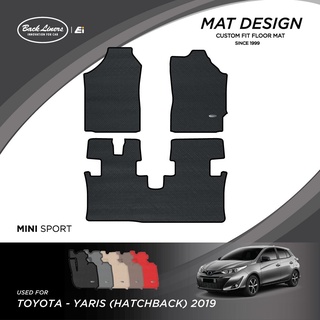 พรมปูพื้นรถยนต์เข้ารูปสำหรับ Toyota Yaris รุ่นHatchback (ปี 2019-2022)