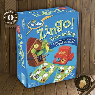 Zingo: Time Telling เกมฝึกทักษะ บอร์ดเกม คู่มือภาษาอังกฤษ (Boardgame บอร์ดเกม การ์ดเกม เกม)