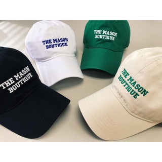 The Mason Boutique หมวกทรงสวย ปักลาย  Limited edition cap