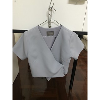 lookbook เสื้อแขนสั้นทรงครอป ไซต์ S