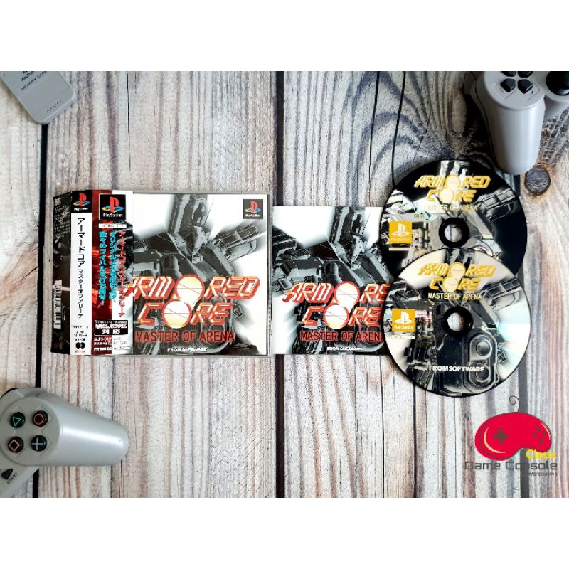 ARMORED CORE MASTER OF ARENA + Spine card  - PS1 Game Zone Jp