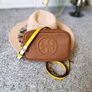 Tory Burch PERRY BOMBÉ MINI BAG Pebbled leather