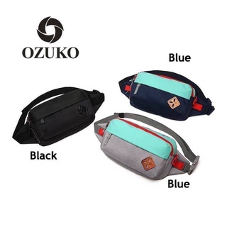 Ozuko Trendy Waist Bag กระเป๋าสะพายทรงคาดอก Code:B4D270165  แบรนด์แท้ 100% งาน Outlet