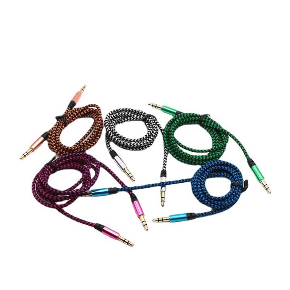 สายAux Audio Stereo หัว3.5mm สายลำโพง หูฟัง ยาว 1.5 เมตร ราคา ถูกที่สุด ดีลบีเคเค แกลเลอรีภาพที่ 4