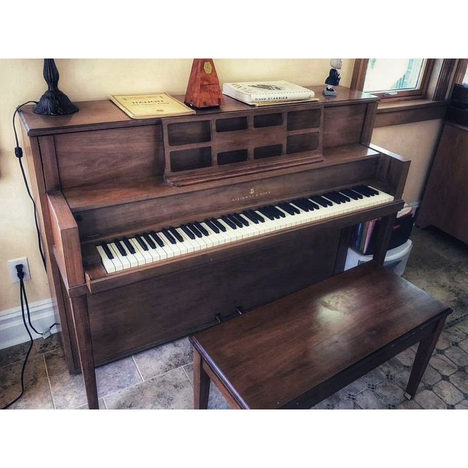 *หมด* เปียโน Steinway & Sons Upright Piano New York มือสอง นำเข้า