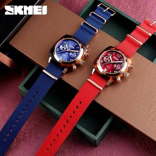 SKMei Watch สายผ้า สินค้าแท้กันน้ำ 100% Code:W18D010363