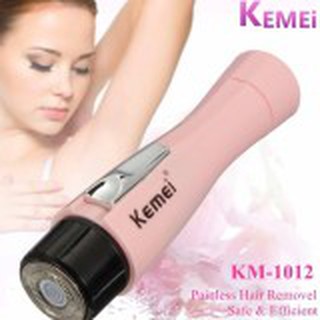 Kemei เครื่องโกนขนและ ตกแต่งเส้นขน เครื่องกำจัดขนสตรี Kemei KM-1012