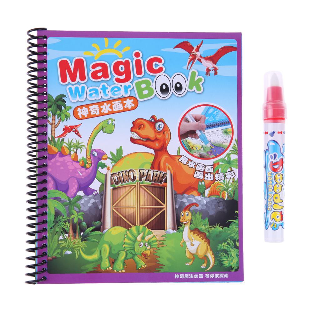 [CHE] Reusable Water Painting Book with Magic Doodle Pen Kids ...