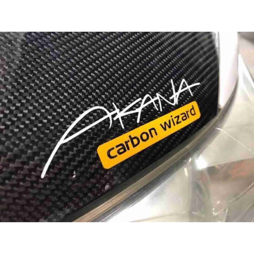 สติ๊กเกอร์ AKANA carbon wizard สะท้อนแสง