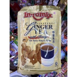 Instant Ginger Tea with Honey  ตรา InComix น้ำขิงผสมน้ำผึ้งสำเร็จรูป