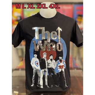 เสื้อวง The Who แขนสั้น ผ้าคอตตอน100 %