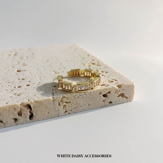 Annie 18K Gold Plated Zircon Ring แหวนแฟชั่น แหวนสีทอง แหวนผู้หญิง #WD205