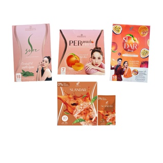 Pananchita S Sure / Pananchita Per Peach Fiber / Slandar Drink / Slandar Cha Thai / Per Jelly Fiber