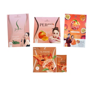 Pananchita S Sure / Pananchita Per Peach Fiber / Slandar Drink / Slandar Cha Thai / Per Jelly Fiber