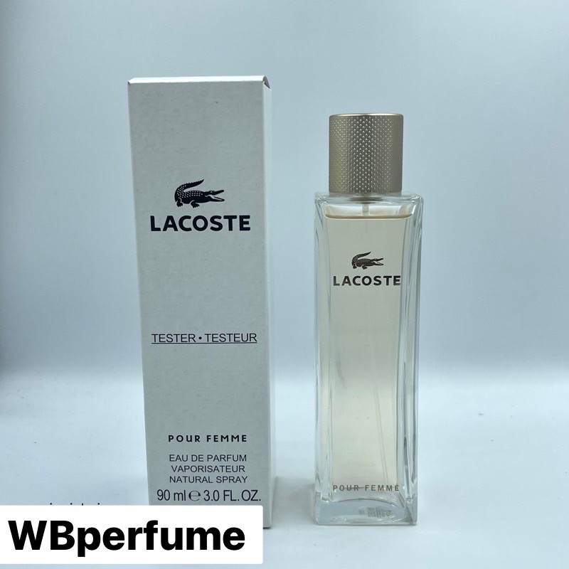 น้ำหอมแท้100% LACOSTE FRAGRANCE น้ำหอมสำหรับผู้หญิง Pour Femme Eau De Parfum ขนาด 90 มล. TESTER