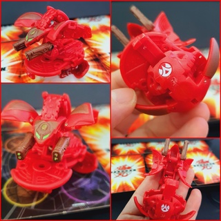 SUPER RARE!! AUTH BAKUGAN Action Figure Transform Red Gun Shooting Metallic Dragon ยิงได้ ธาตุไฟ เจ๋งสุด