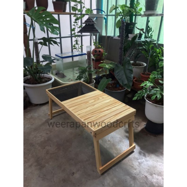 โต๊ะแคมป์ปิ้งโต๊ะไม้พับ - weerapan_t_wood_handicraft - ThaiPick