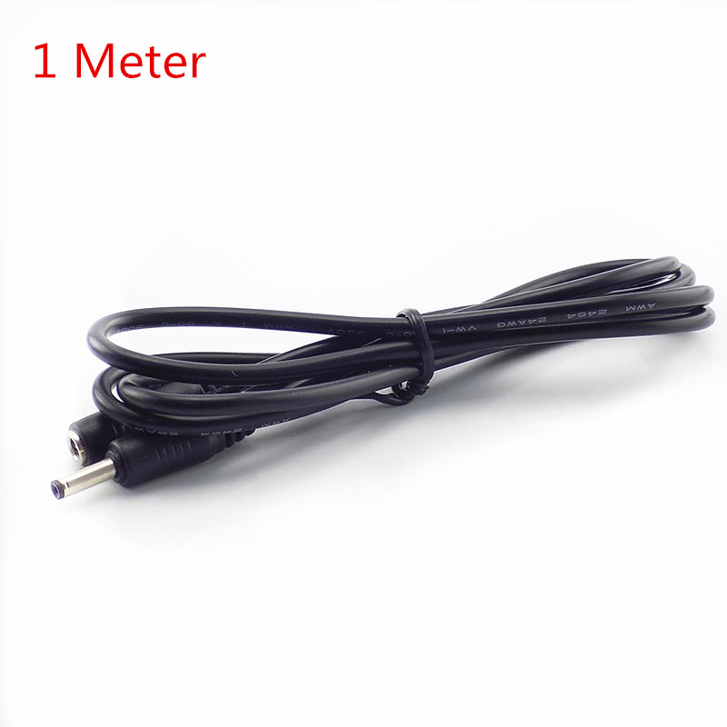 อะแดปเตอร์เชื่อมต่อสายไฟ 5V 2A DC ตัวผู้ เป็นตัวเมีย 3.5 มม.*1.35 มม. สําหรับกล้องวงจรปิด แถบไฟ Led F3TH1