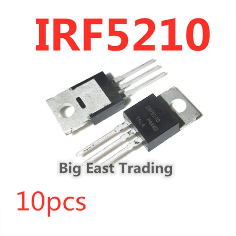 10PCS IRF5210 5210 ทรานซิสเตอร์เชื่อม TO-220 รับประกันคุณภาพ