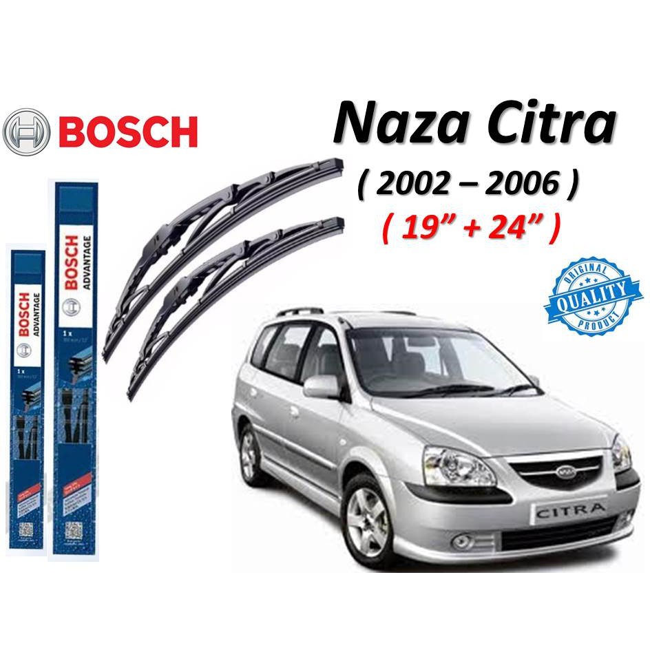 Bosch Advantage Wiper For Naza Citra ปี 2002 - 2006 ( 19" + 24" )