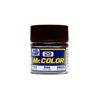 Mr.Hobby Mr.Color C29 Hull Red Semi-Gloss (10ml) 4973028535877 (สี)