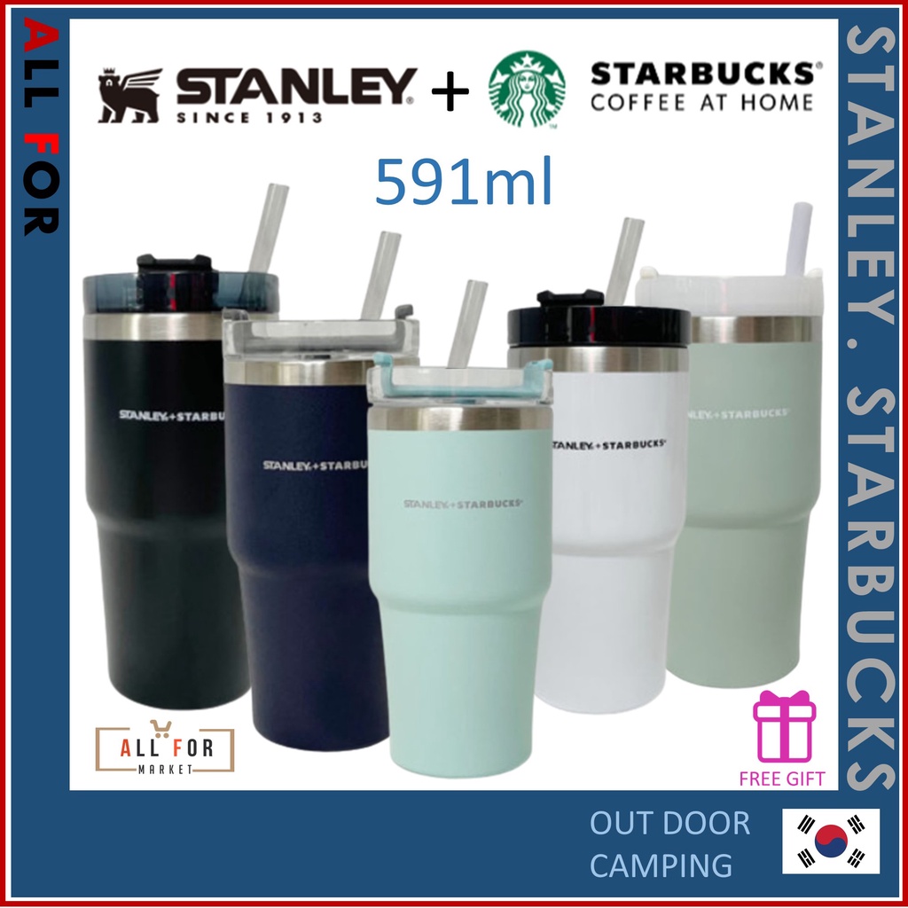 Starbucks + Stanley แก้วมัก 591 มล. แก้วเก็บความเย็น DT จากเกาหลี seoul