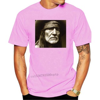 T-shirt  เสื้อยืด พิมพ์ลาย Willie Nelson สําหรับผู้ชายS-5XL