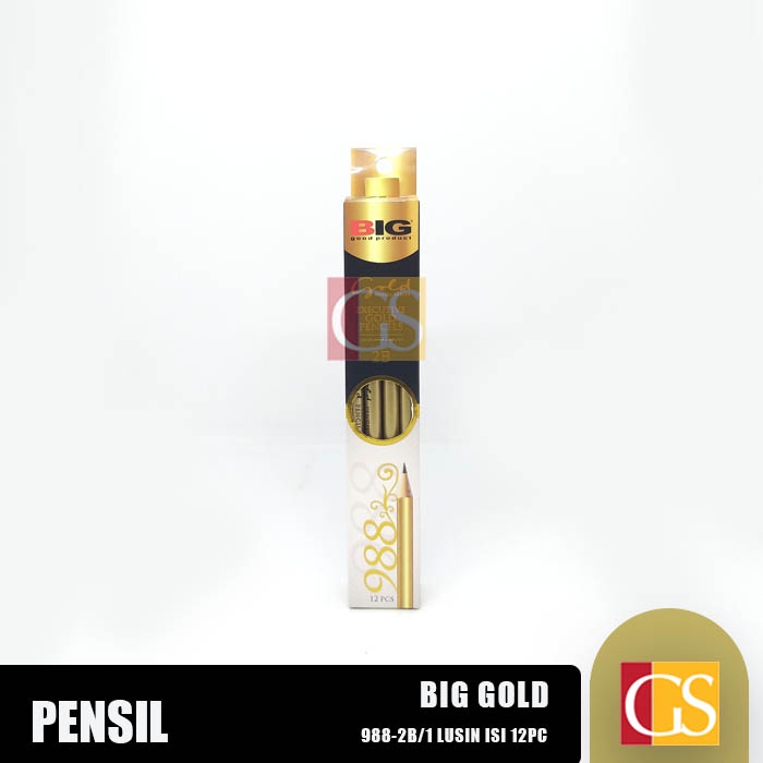 BIG 2B GOLD PENCIL DOZEN
