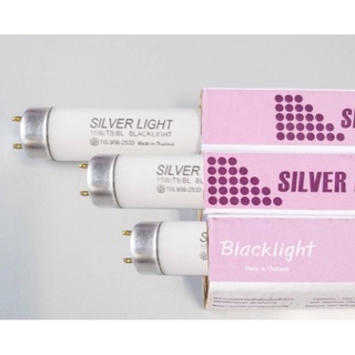 หลอดแบล็คไลท์ หลอดไฟดักแมลง หลอดไฟล่อแมลง หลอดไฟดักยุง 5W (Black Light) 1 (แพ็ค 3 หลอด)