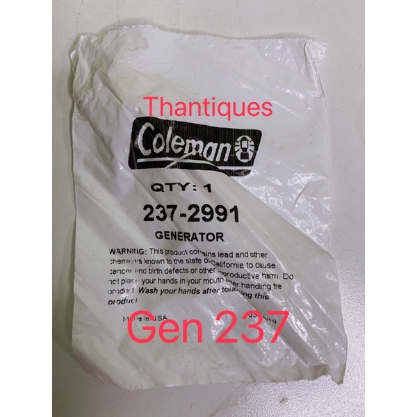 เจนตะเกียง ท่อเจน Coleman Generator  237 ใช้กับตะเกียง Coleman รุ่น 237 ของแท้ Coleman USA