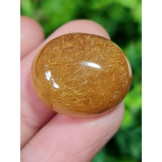 ไหมทอง ควอตซ์ Golden Rutilated Quartz 37.82 กะรัต Cts.